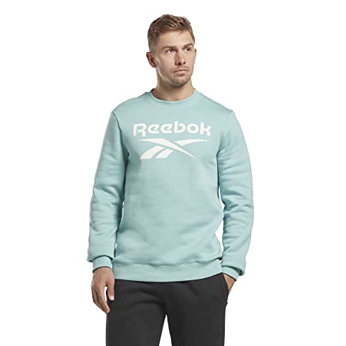 Reebok Herren Ri FLC Bl Crew Sweatshirts, Semi Classic Teal, L von Reebok