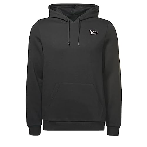 Reebok Herren Ri Left Chest Logo Hood Hoodie, Schwarz, S von Reebok