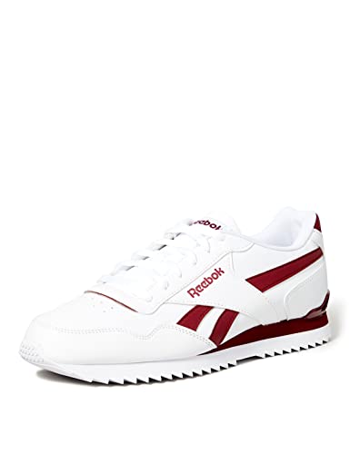 Reebok Herren Royal Glide Ripple Clip AWD Laufschuhe, Weiß (White/Collegiate Burgundy), 44.5 EU von Reebok