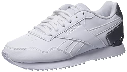 Reebok Mädchen REEBOK ROYAL GLIDE RIPPLE CLIP Korb, Weiß Silber auf Weiß von Reebok