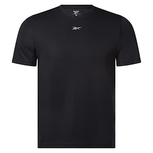 Reebok Herren Running Speedwick T-Shirt Hemd, Schwarz, L von Reebok