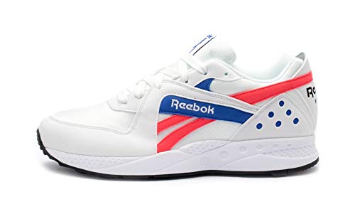 Reebok Unisex-Erwachsene Pyro Laufschuhe, Mehrfarbig (W Pops/White/Neon Red/Crushed Cobalt/Bla 000), 45 EU von Reebok