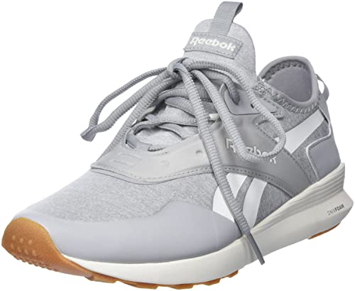 Reebok Damen Spark Run Sneaker, Pure Grey 3/Chalk/Silver Met, 38.5 EU von Reebok