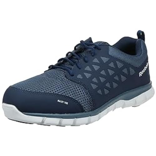 Reebok Work RB4443 Herren Sublite Arbeitssicherheitszehe, Marineblau, 42.5 EU Weit von Reebok