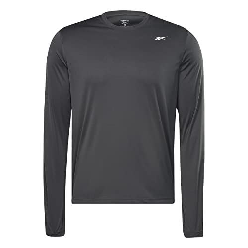 Reebok Herren Train Long Sleeve Tech T-Shirt, grün, L von Reebok