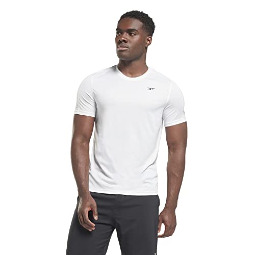 Reebok Herren Trainingstechnologie T-Shirt, weiß, S von Reebok