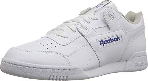 Reebok Herren Workout Plus Low-Top, Weiß (Wht/Royal), 43 EU von Reebok