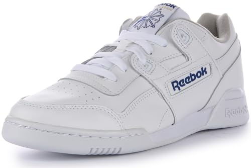 Reebok Herren Workout Plus Sneaker, Weiß (Wht/Royal), 40 EU von Reebok