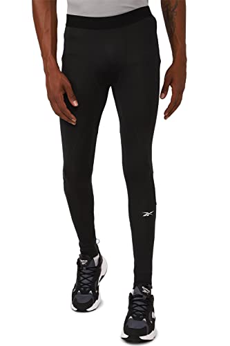 Reebok Herren Workout Ready Kompression Leggings, Night Black, L von Reebok