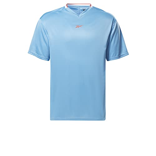 Reebok Herren Workout Ready Mesh Kurzarm T-Shirt, Essential Blue von Reebok