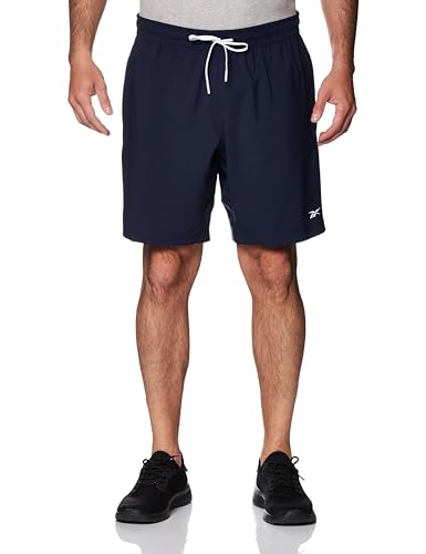 Reebok Herren Workout Ready Woven Kurze Hose, Vector Navy, XL von Reebok