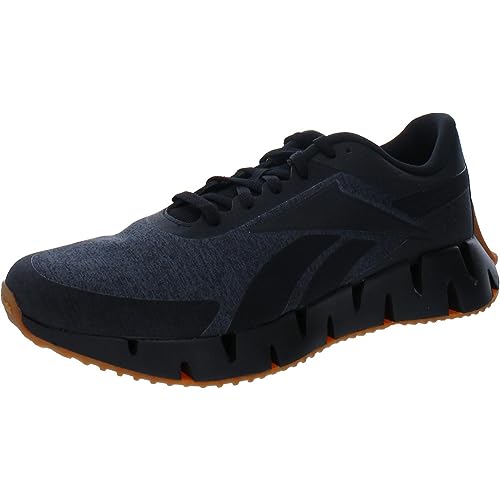 Reebok Herren Zig Dynamica 2.0 Sneaker, Schwarz (Black/Gum), 45.5 EU von Reebok