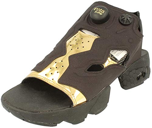 Reebok Instapump Fury Sandal Mag Damen Running (UK 2.5 US 5 EU 35, Black Gold White BD3184) von Reebok