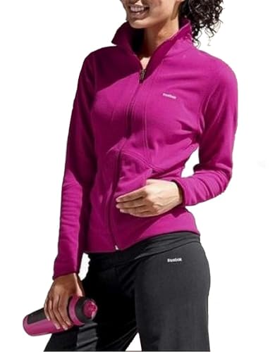 Reebok Jacke Trainingsjacke SPT Fleece wildberry pink Damen Gr. S von Reebok