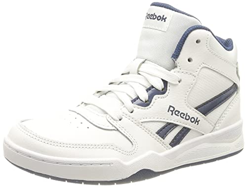 Reebok Jungen Bb4500 Court Sneaker, Ftwr White Ftwr White Batik Blue, 35 EU von Reebok