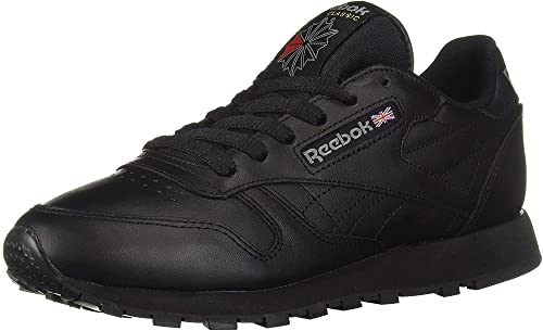 Reebok Jungen Classic Leather Sneaker, Schwarz (Black/Gum), 37.5 EU / 5 UK von Reebok