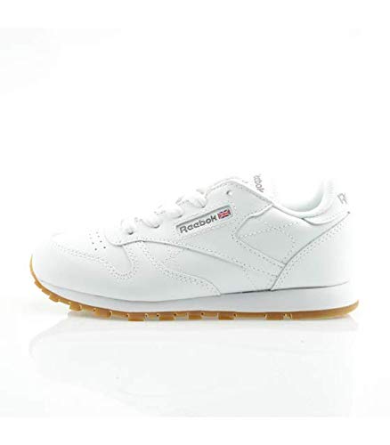 Reebok Jungen Klassisches Leder Sneaker Klassiches Leder, Weiß Gummi Int, 30.5 EU von Reebok