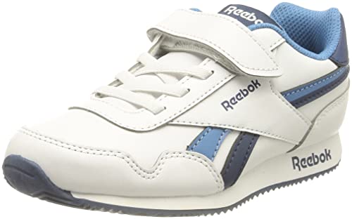 Reebok Jungen Reebok Royal Cl Jog 3.0 1v Sneaker, Ftwr White Batik Blue Essential Blue, 26.5 EU von Reebok