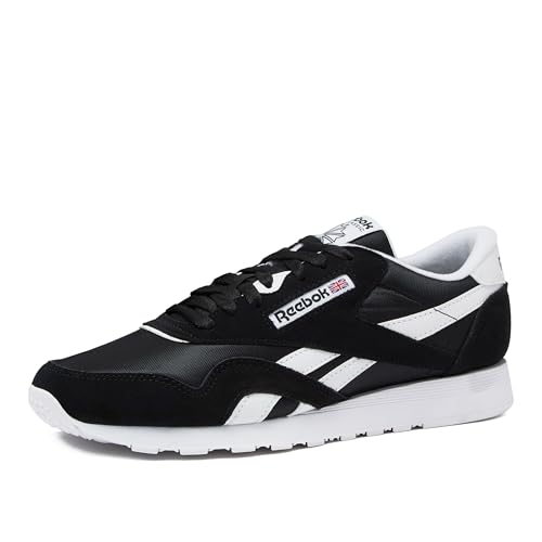 Reebok Klassischer Herren-Sneaker aus Leder, schwarz/weiß, 42.5 EU von Reebok