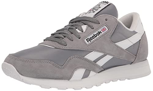 Reebok Classic Nylon-Turnschuhe für Herren, Reingrau/weiß, 42 EU von Reebok