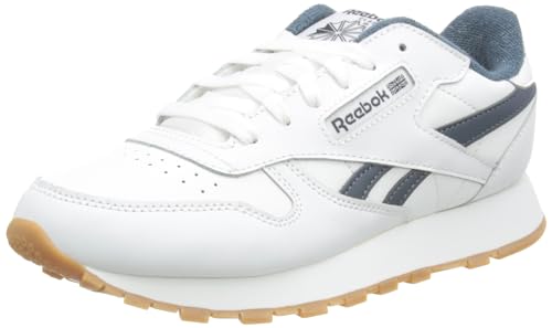 Reebok Unisex Kinder Klassisches Leder Sneaker Niedrig, Ftwr White Hoops Blue F23 Reebok Lee 7, 34.5 EU von Reebok