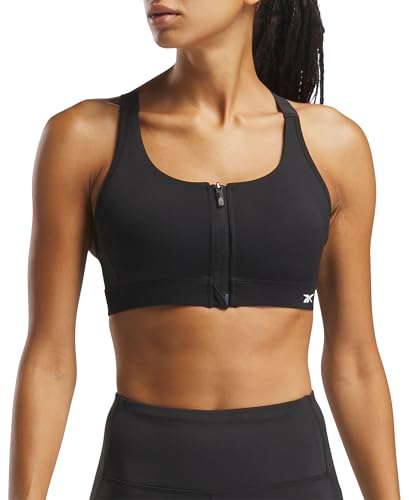 Reebok LUX Front-Zip HIGH Impact Bra von Reebok