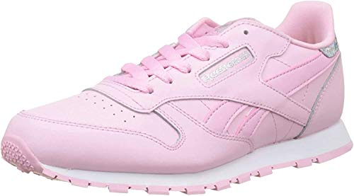 Reebok Damen Classic Leather Pastel Sneaker, Pink (Charming Pink/White) von Reebok