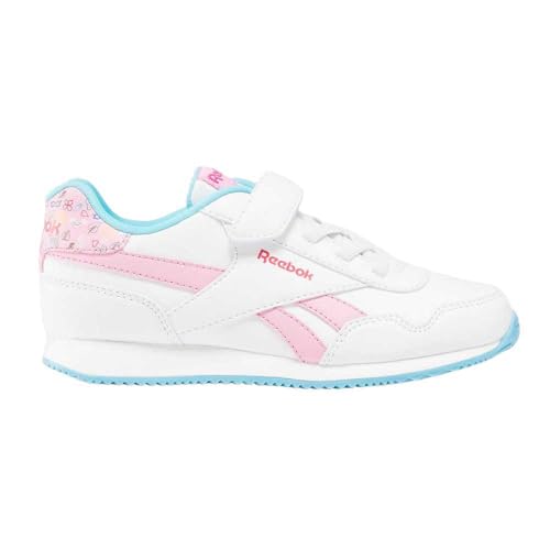 Reebok Mädchen Royal Cl Jog 3.0 1v Laufschuhe,White Astrorose Digitalblue,28 EU von Reebok