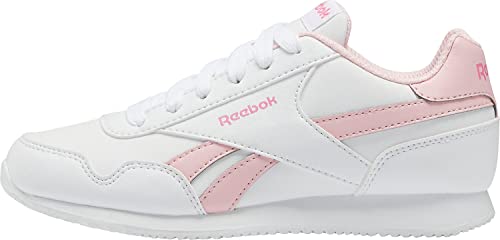 Reebok Mädchen Royal Cl Jog 3.0 Sneaker, FTWR White/Astro pink/pink Glow, 34.5 EU von Reebok