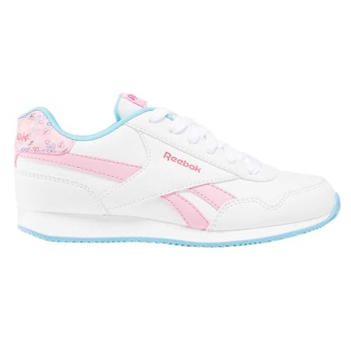 Reebok Mädchen Royal Cl Jog 3.0 Sneaker, White Astrorose Digitalblue, 37 EU von Reebok