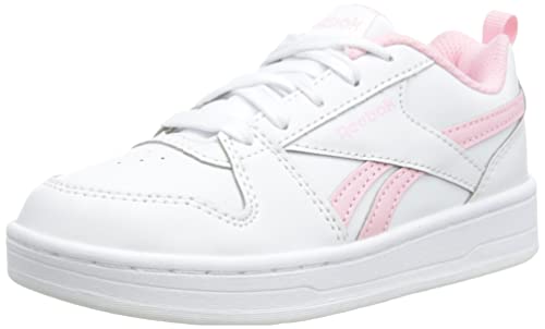 Reebok Mädchen Royal Prime 2.0 Sneaker, Ftwr White Ftwr White Pink Glow, 34.5 EU von Reebok