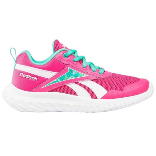 Reebok Mädchen Rush Runner 5.0 Sneaker, Boldpink Unleashedgreen White, 31 EU von Reebok