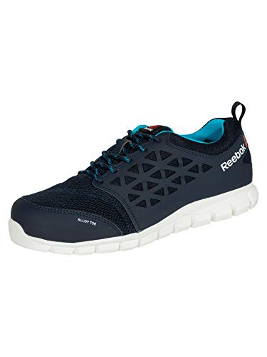 Reebok - Marineblaue Sicherheitssneaker aus Mikrofaser-Mikrofaser für Damen mit Aluminium-Zehenkappe S1P SRC 37 Marineblau von Reebok
