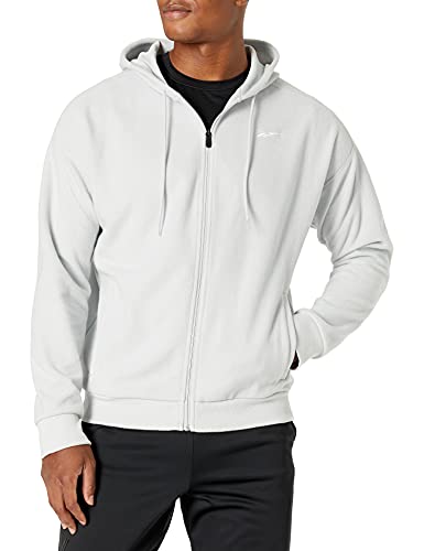 Reebok Men's Standard Full-Zip Sweatshirt, Pure Grey, Large von Reebok