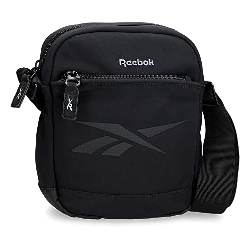 Reebok Newport Umhängetasche Medium Schwarz 17x22x6 cm Polyester von Reebok