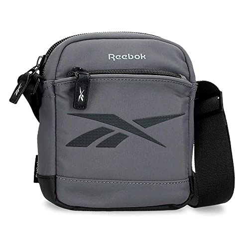 Reebok Newport kleine Umhängetasche grau 15x19,5x6 cm Polyester von Reebok