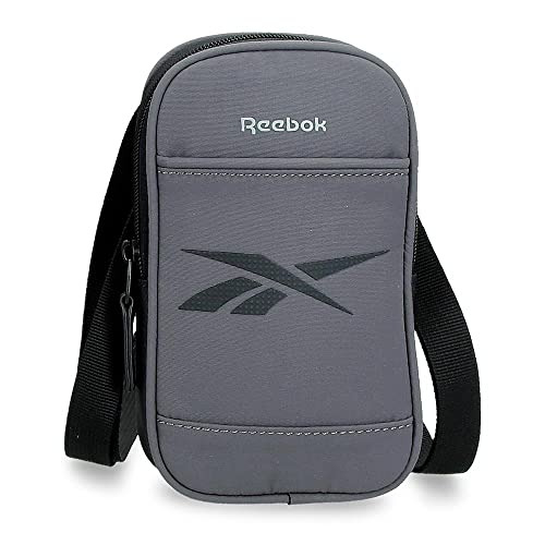 Reebok Newport kleine Umhängetasche grau 10,5x18x2 cm Polyester von Reebok