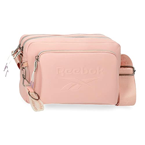 Reebok Noah Umhängetasche mit Klappe Rosa 28x18x8 cm Polyester von Reebok