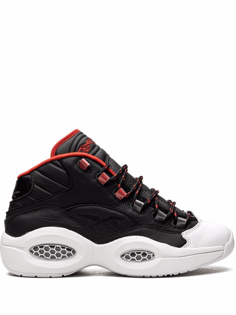 Reebok Question Mid High-Top-Sneakers - Schwarz von Reebok