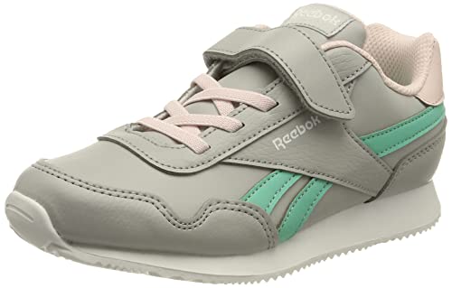 Reebok ROYAL CL Jog 3.0 1V Sneaker, Pure Grey 2/Porcelain pink/hint Mint, 33 EU von Reebok