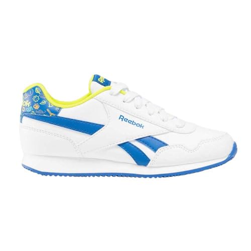 Reebok ROYAL CL Jog 3.0 Sneaker,White Vectorblue Acidyellow,35 EU Reebok ROYAL CL Jog 3.0 Sneaker,White Vectorblue Acidyellow,35 EU von Reebok