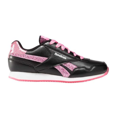 Reebok ROYAL CL Jog 3.0 Sneaker, Black/TRUPNK/FTWWHT, 34 EU von Reebok