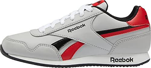 Reebok Jungen Reebok Royal Cl Jog 3.0 Sneaker, Pure Grey 2 Core Black Vector Red, 38 EU von Reebok