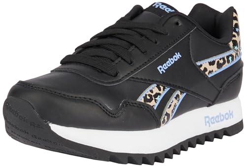 Reebok Royal Classic Jogger Plateau Sneaker, Core Black Lilac Glow Modern Beige, 30 EU von Reebok