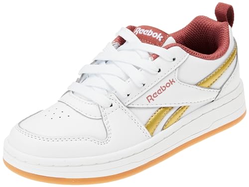 Reebok Royal Prime 2.0 Sneaker, White/Gold Met Rubber Gum-06, 31.5 EU von Reebok