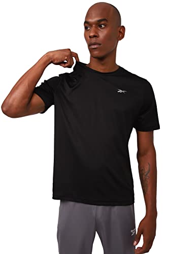 Reebok Running Tech T-Shirt, Schwarz von Reebok