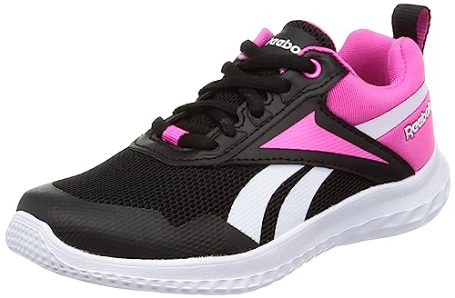 Reebok Rush Runner 5 Sneaker, Core Black Laser Pink F23 Weiß, 38 EU von Reebok