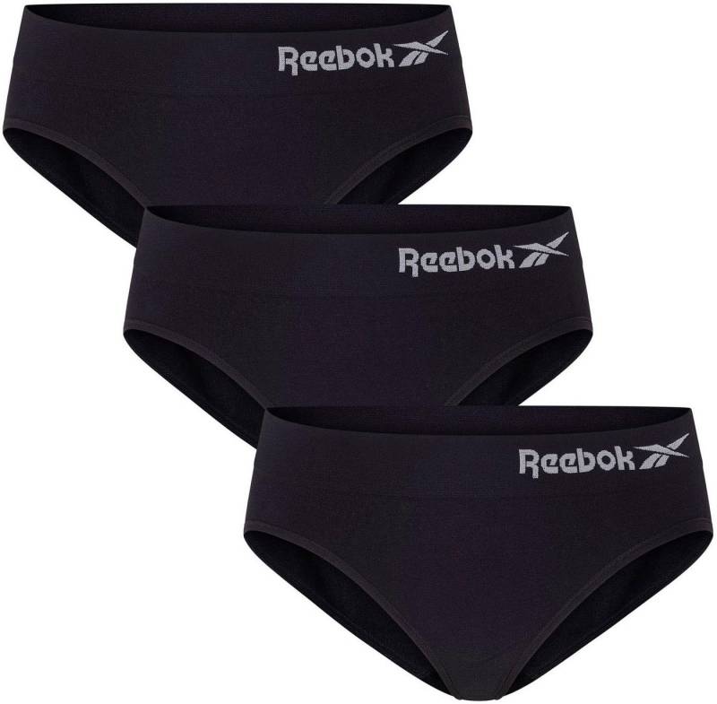 Reebok Slip RAINA (3er-Pack) ohne störende Nähte, eng, basic, bequem, mit Logo, breiter Bund von Reebok