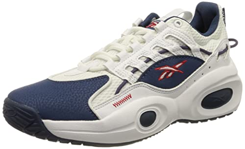 Reebok Solution MID Sneaker, FTWR White/Batik Blue/Vector Red, 36.5 EU von Reebok