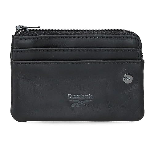 Reebok Switch Geldbörse Schwarz 11 x 7 x 1,5 cm Leder, Schwarz, Talla única, geldbörse von Reebok